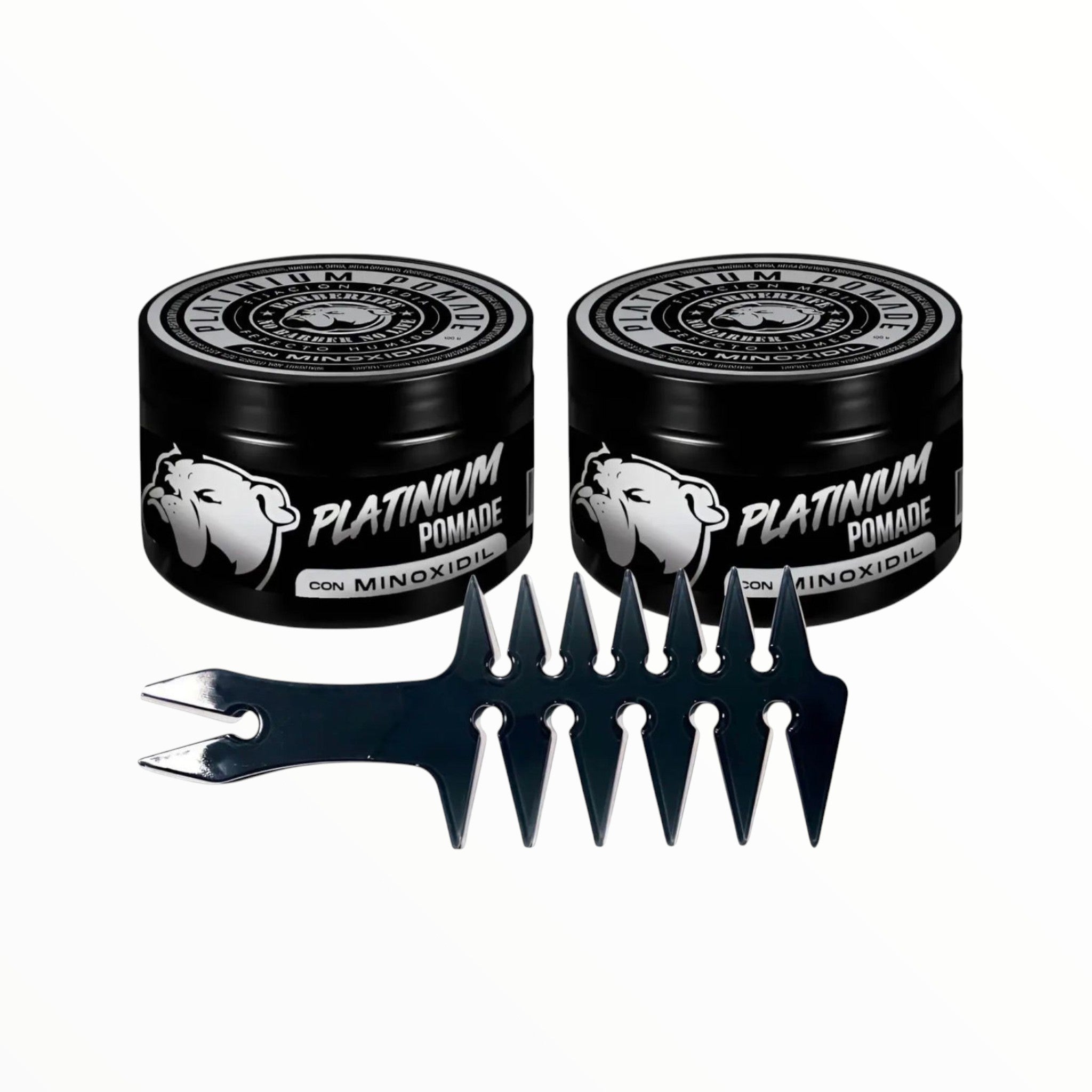 Dúo Cera Modeladora Barberlife con Minoxidil + Peine de Texturizado Profesional