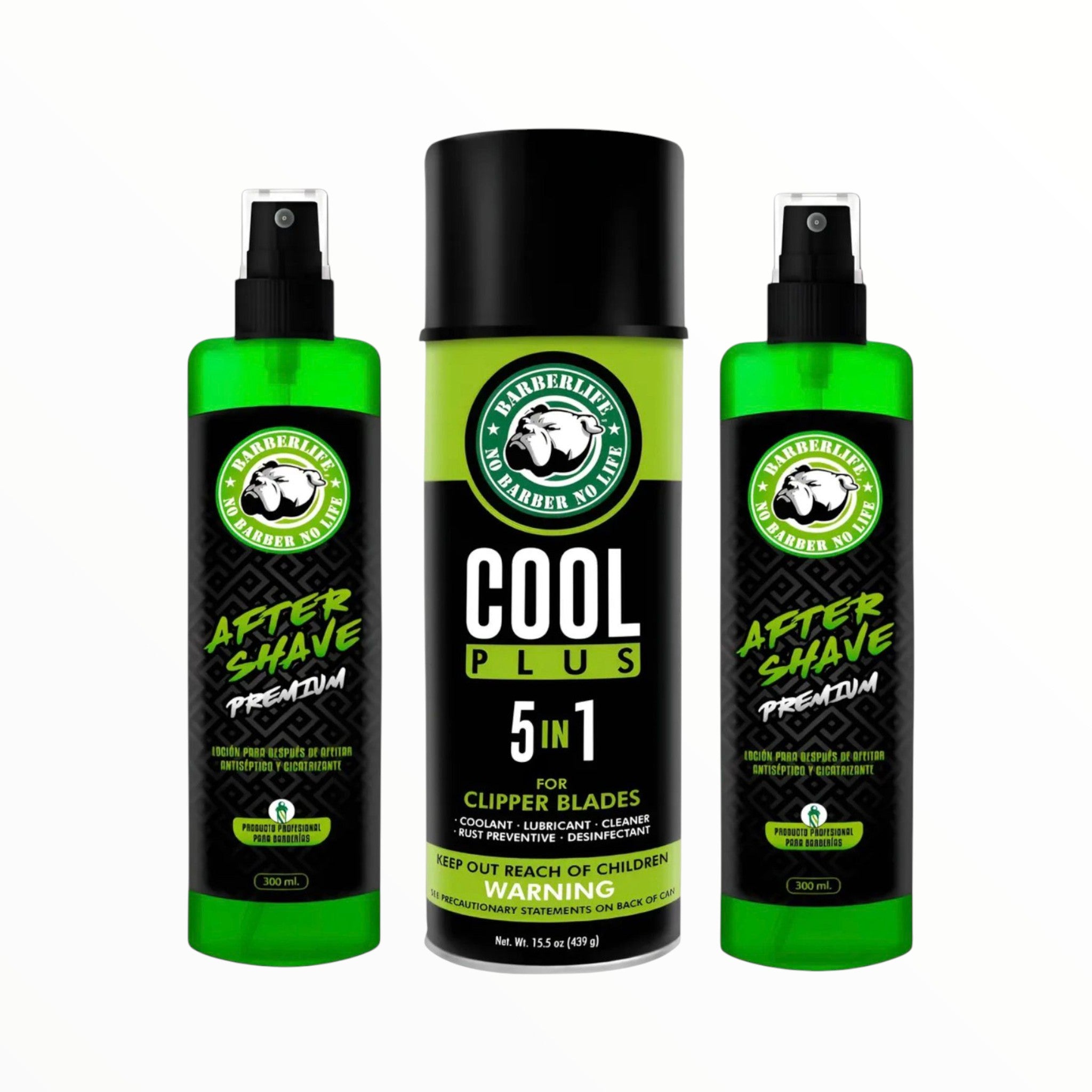 Pack Dúo After Shave Barberlife + Enfriador y Desinfectante 5 en 1 Cool Plus