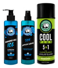 Gel Afeitar Ice, Locion After Shave Y Enfriador Barberlife