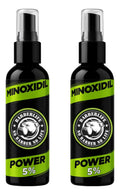 2 Minoxidil 5% Power Para Crecimiento Barba Y Cabello