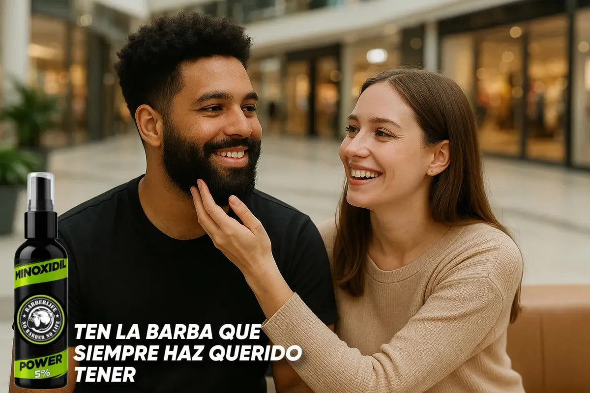 3 Minoxidil 5% Para Crecimiento De Barba Neutra