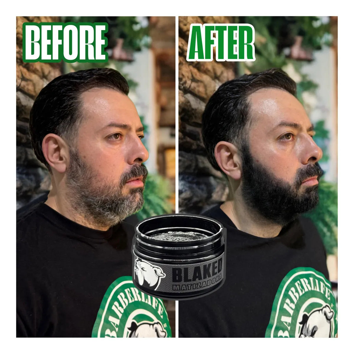 2 Cera Black Cubre Canas Cabello Y Barba Barberlife