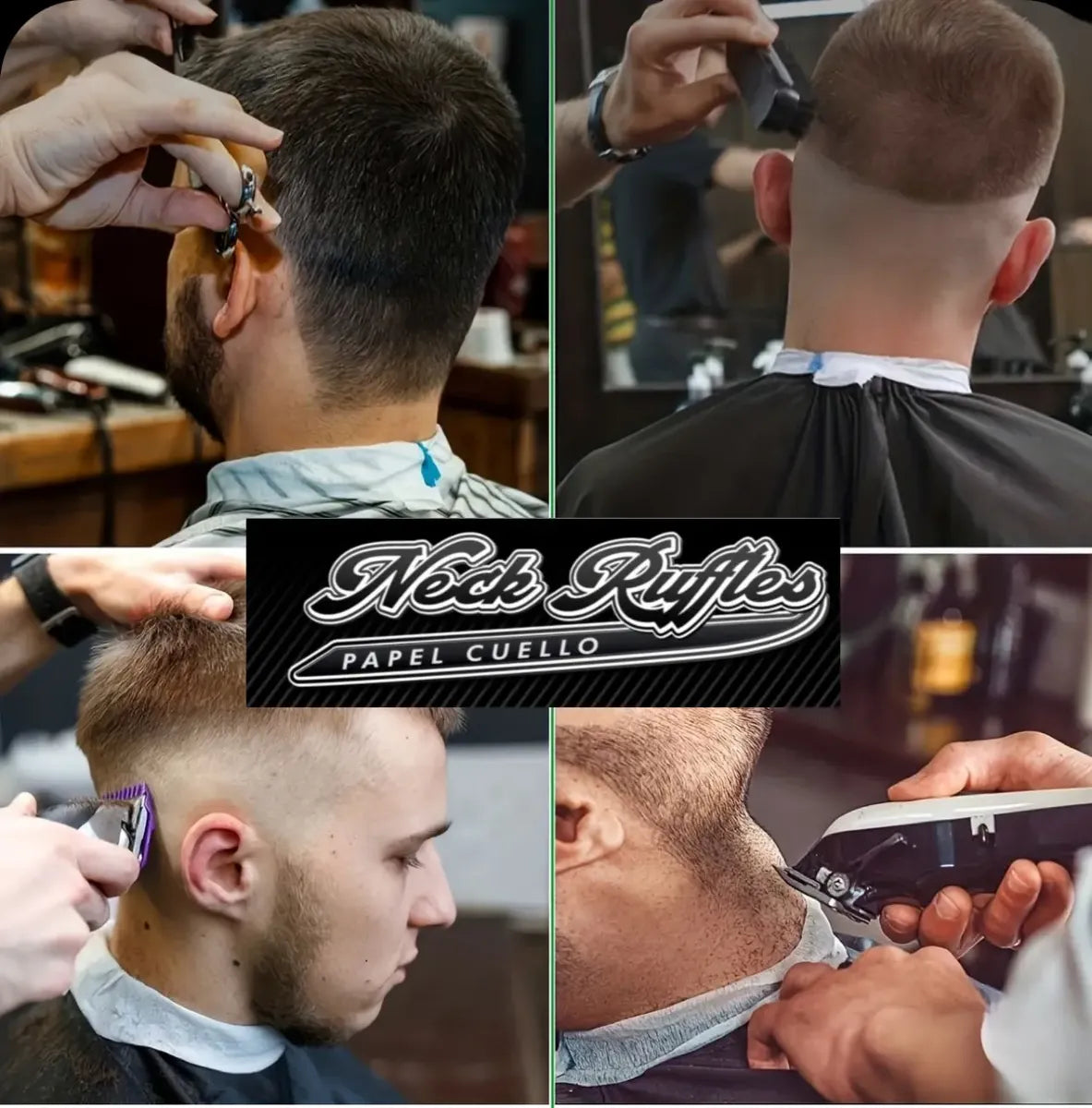3 Pack Papel Para Cuello Barbería. 500 Tiras Barberlife