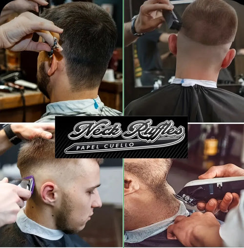 3 Pack Papel Para Cuello Barbería. 500 Tiras Barberlife