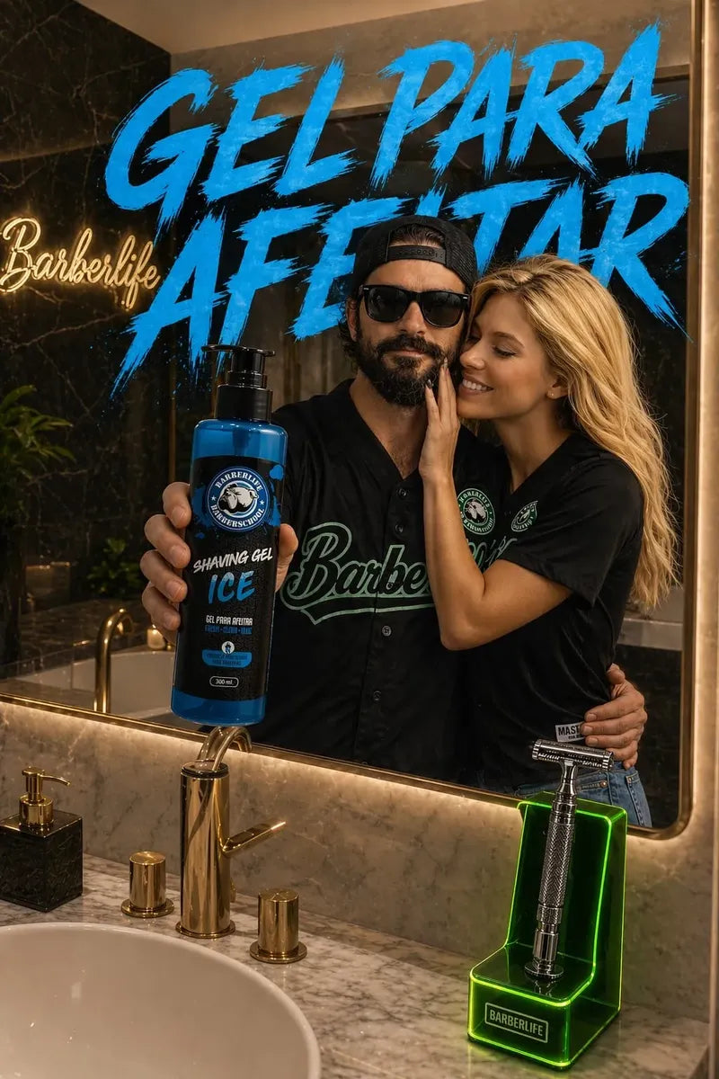 Gel Afeitado / Rasurar  Barba Y Bigote Barberlife 300 Ml