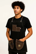 Mandil De Barbero Barberlife Black Negro