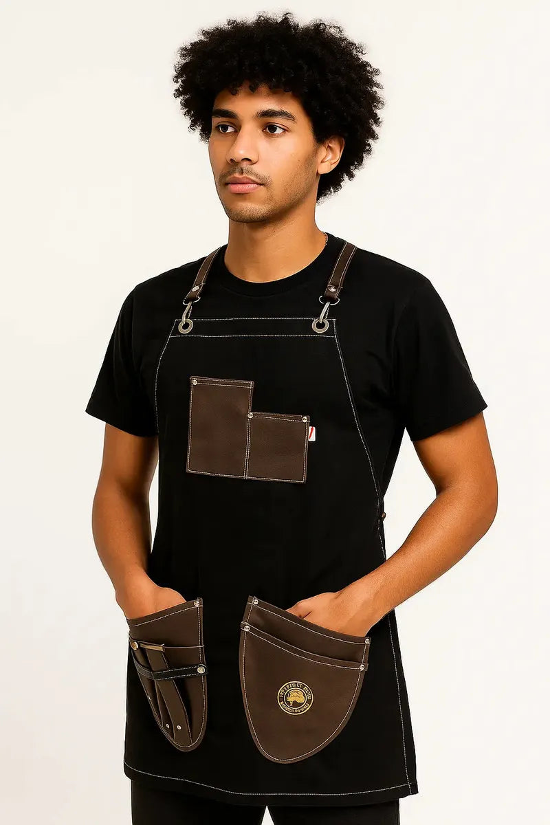 Mandil De Barbero Barberlife Black Negro