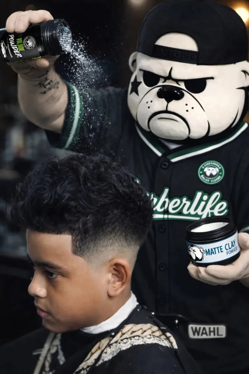 6 Ceras Pomades Efecto Mate Fijación De Cabello Barberlife