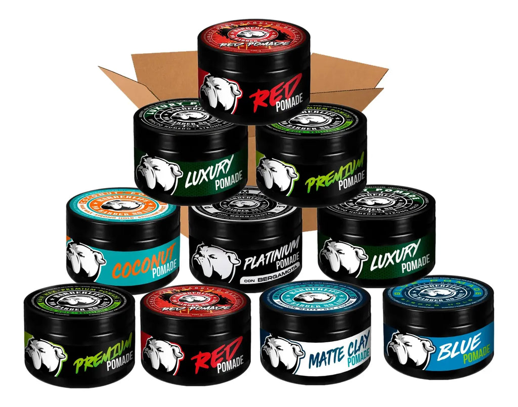 10 Ceras Pomades Fijación Y Moldeo De Cabello, Barberlife