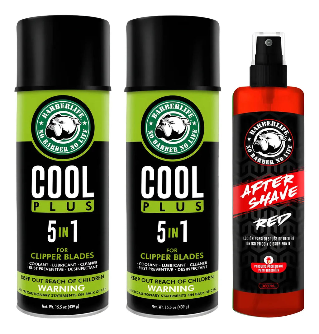 Loción After Shave + 2 Enfriador De Máquinas 5 En 1