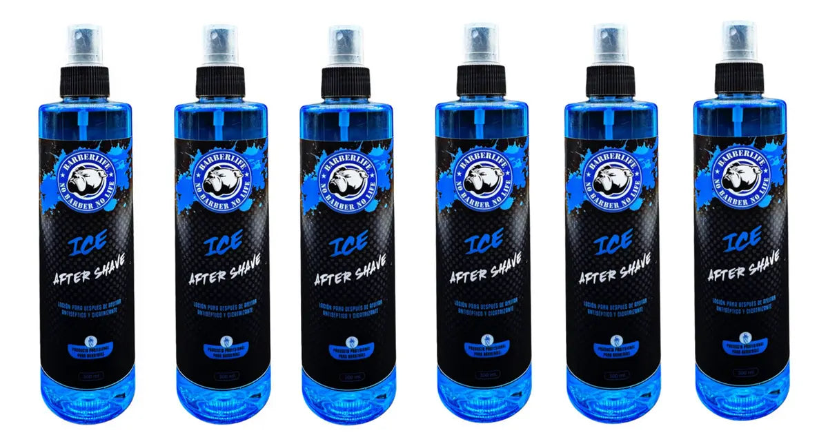 6 Lociones After Shave Después De Afeitar Barberlife 300 Ml