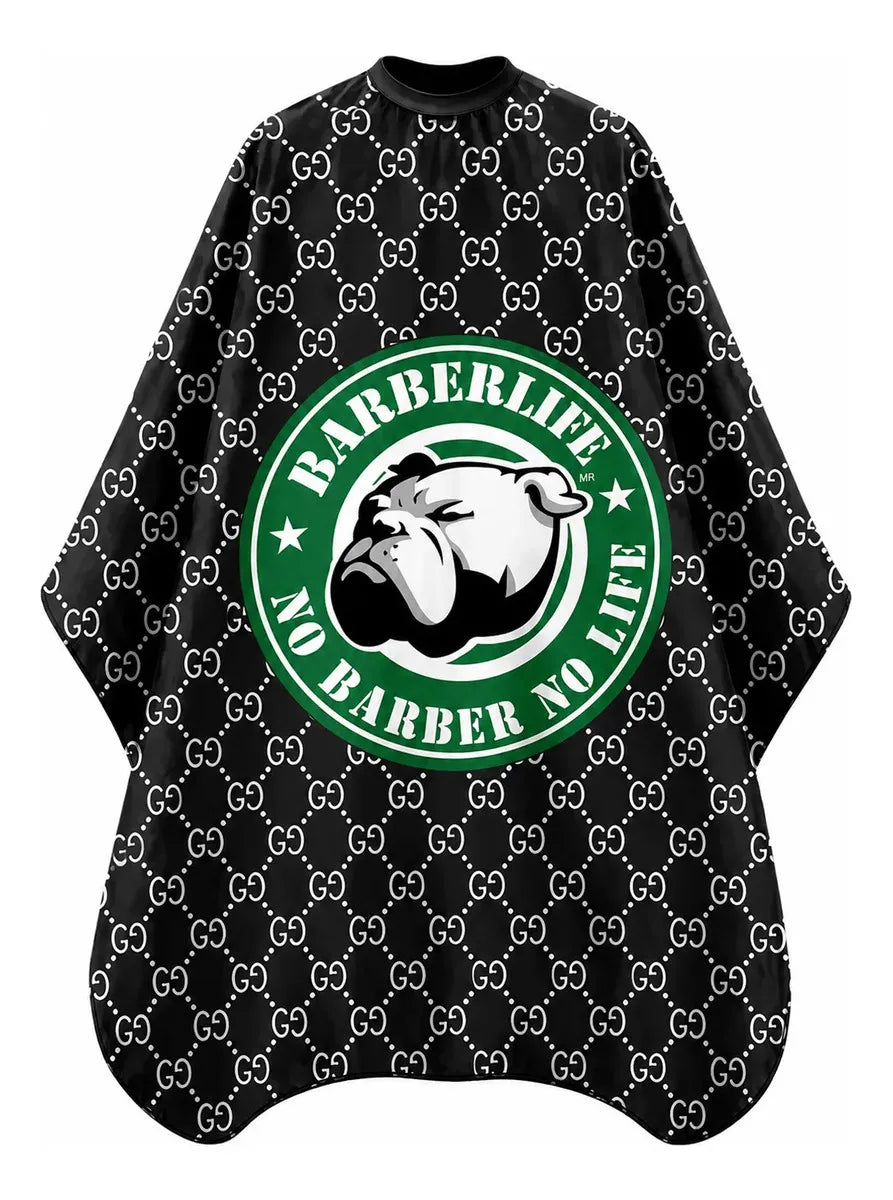 Capa Cubridor Barbero Peluquero Barberlife Italian Gg Negro