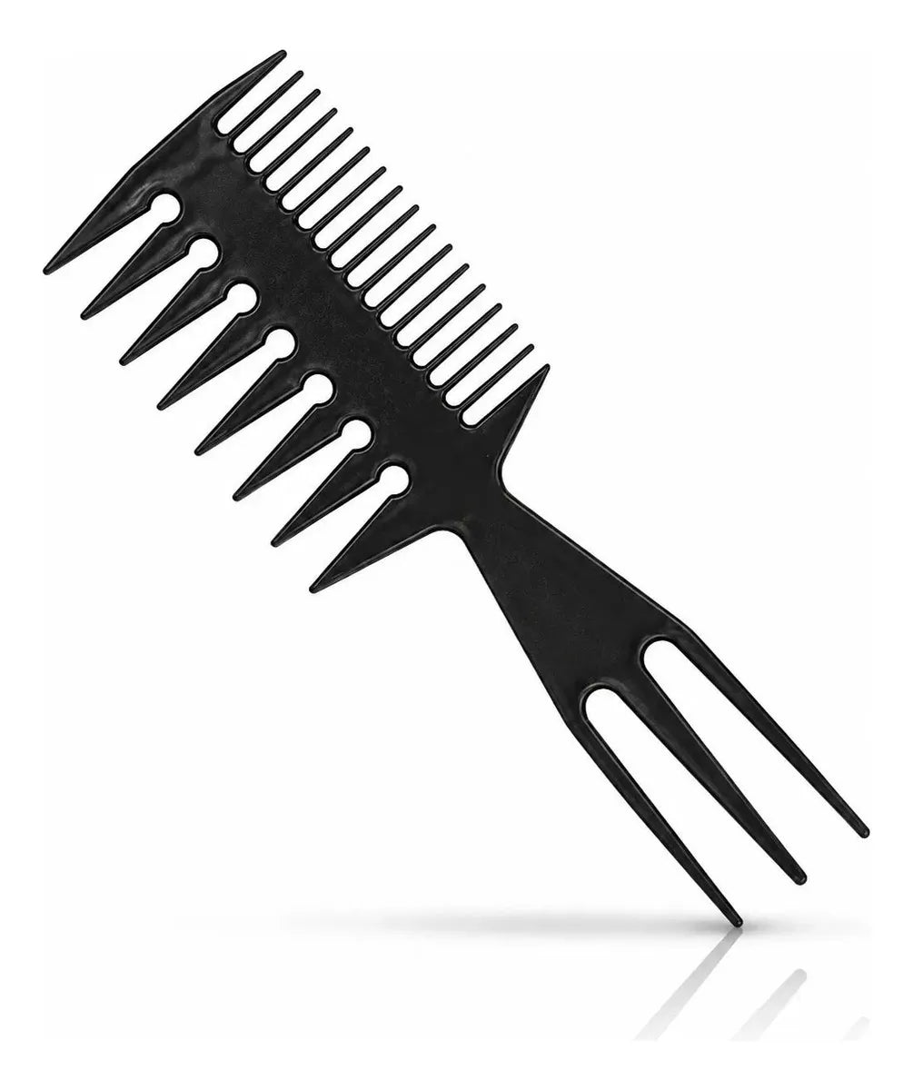 Peine Textura Voluminizante Barbero Ladybarber Color Negro