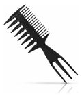 Peine Textura Voluminizante Barbero Ladybarber Color Negro