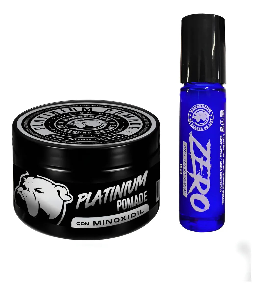Cera Pomade Fijación Cabello Minoxidil+ Roll On Anti Ojeras