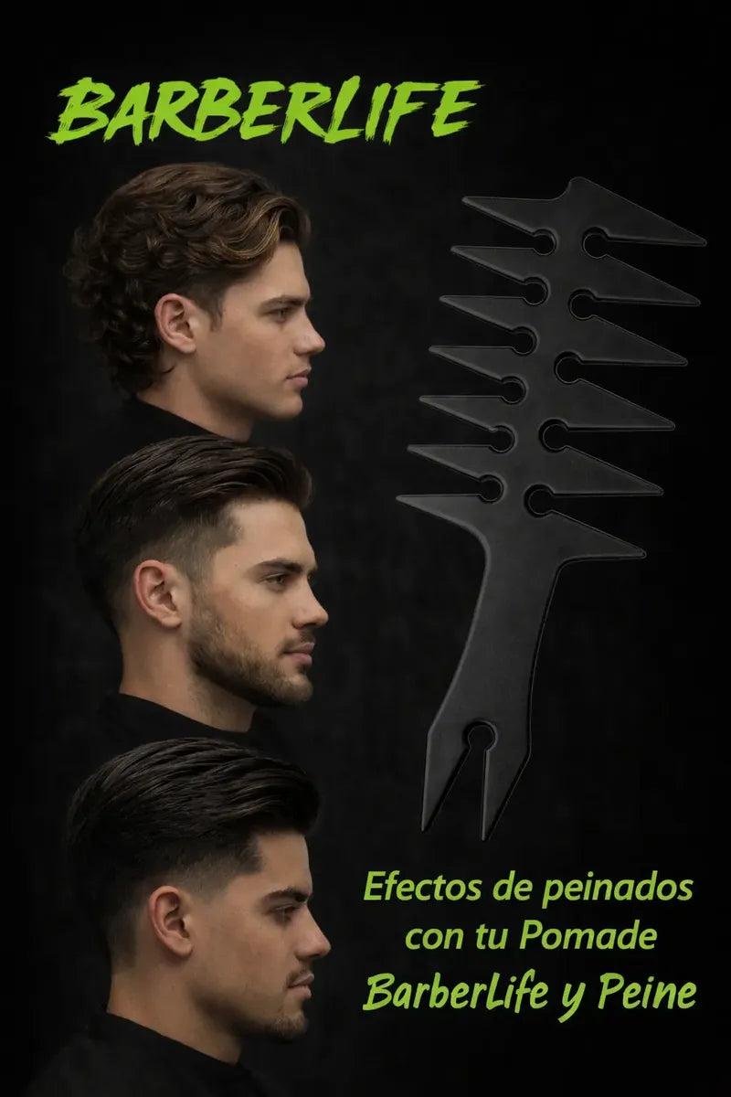 2 Pomades Fijación Con Minoxidil Para Cabello+peine Textura