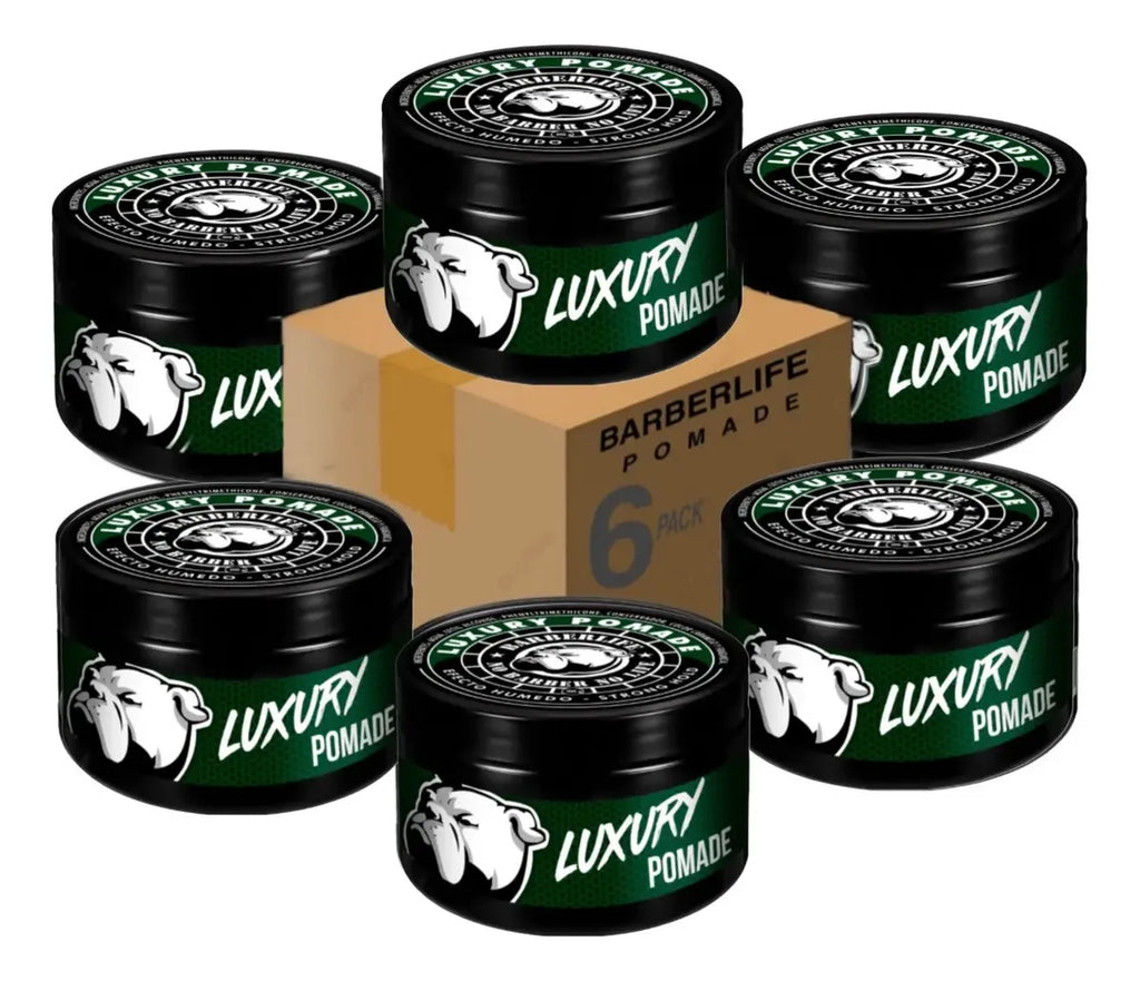 6 Pomades Cera Para Fijacion Cabello Luxury Barberlife