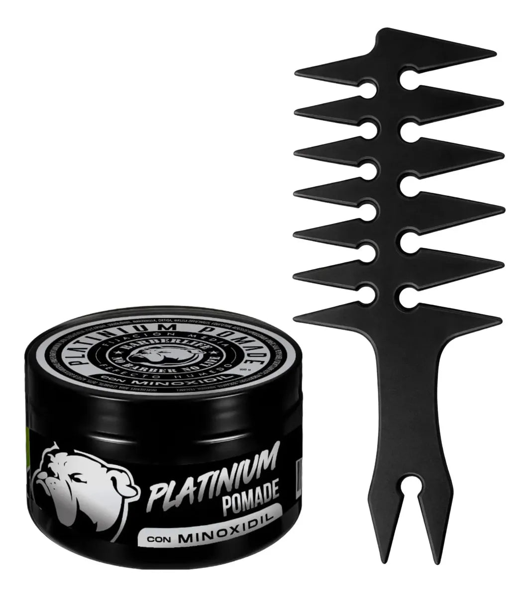 Pomade Minoxidil Para Cabello Base Agua + Peine Textura