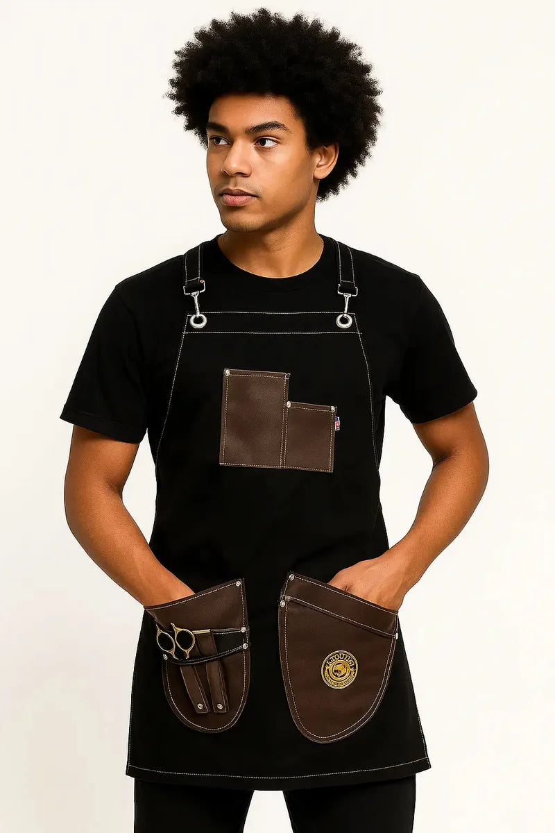 Mandil De Barbero Barberlife Black Negro