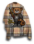 Capa Cubridor Barbero Supreme Bear Color Marrón Bulbear thug money