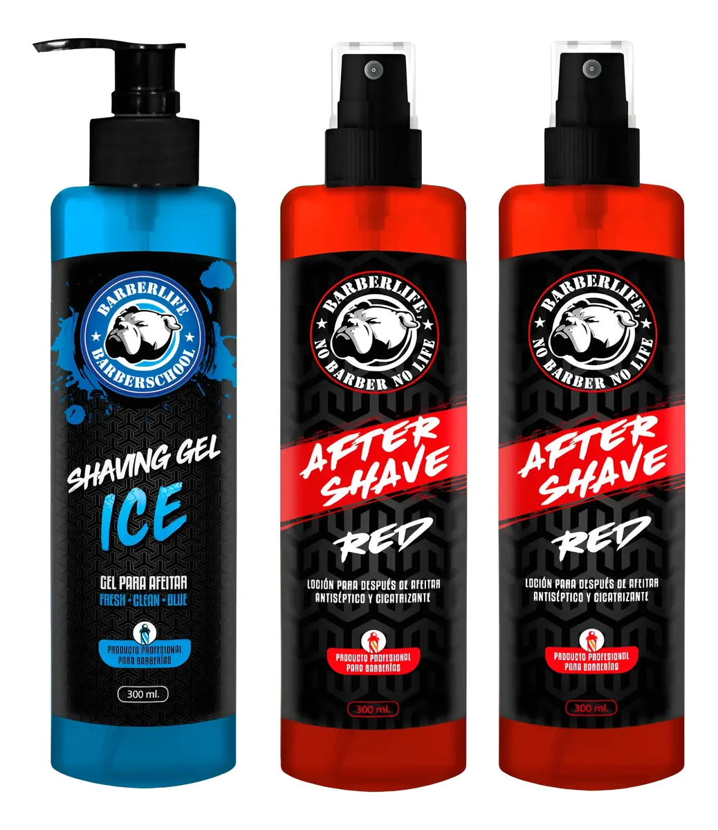 Gel Afeitado Ice+ 2 Lociones After Shave Anticeptico