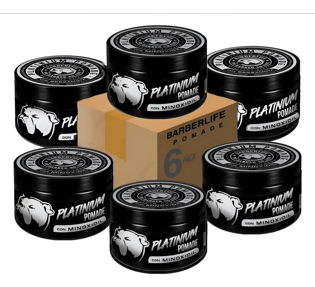 6 Pomadas Cera Con Minoxidil Para Cabello