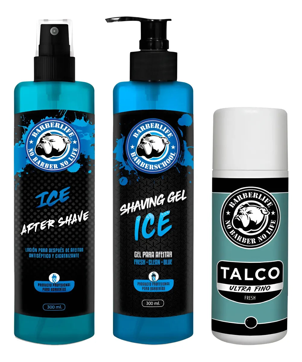 Locion After Shave, Gel Afeitado Y Talco Marca Barberlife