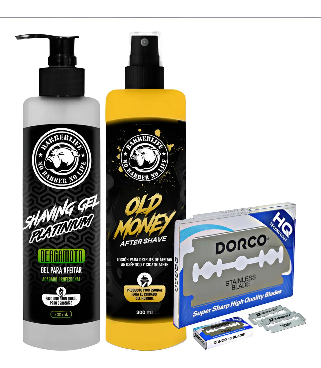 Gel Rasurado Cítric+locion Afterold Money+100 Navajas