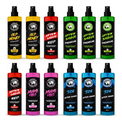 12 Lociones After Shave Después Afeitado Barberlife 300 Ml