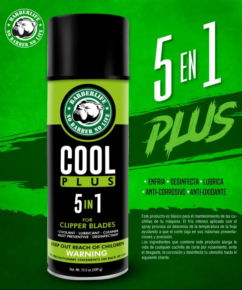2 Loción After Shave + Desinfectante De Máquinas 5en1 Plus