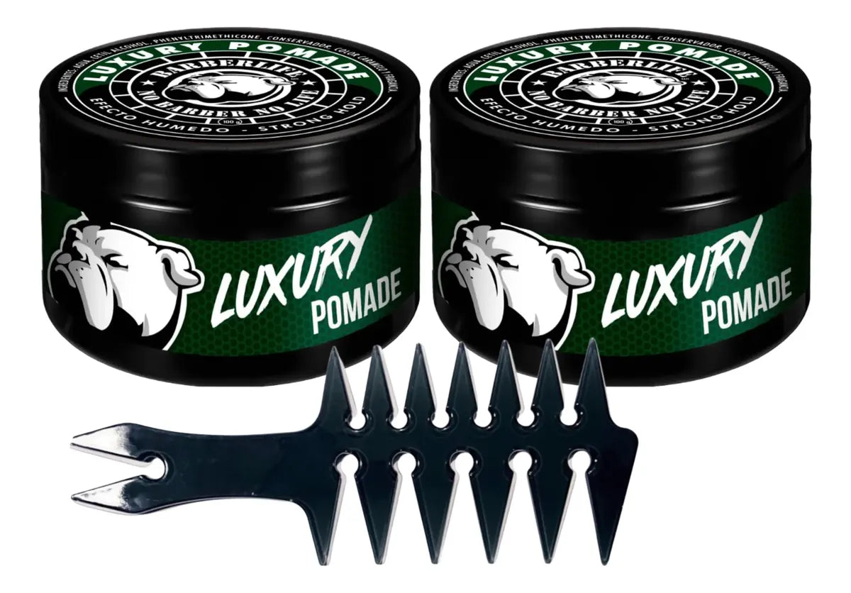 2 Ceras Fijación De Cabello Luxury + Peine De Textura