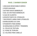Kit Barber Nivel Senior